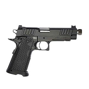 Staccato P Optic Ready 9mm Luger 4.4in Billet Aluminum Diamond Like Carbon Pistol - 20+1 Rounds