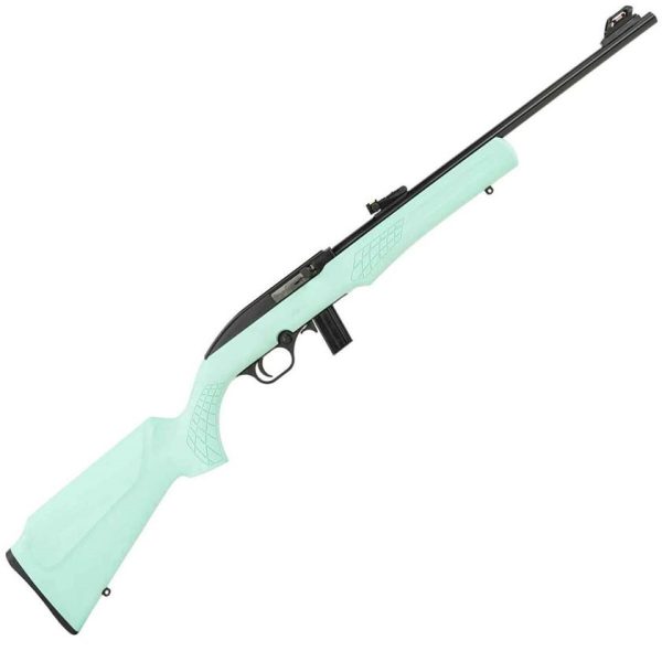 13 Rossi RS22 Teal Semi Automatic Rifle - 22 Long Rifle - 18in