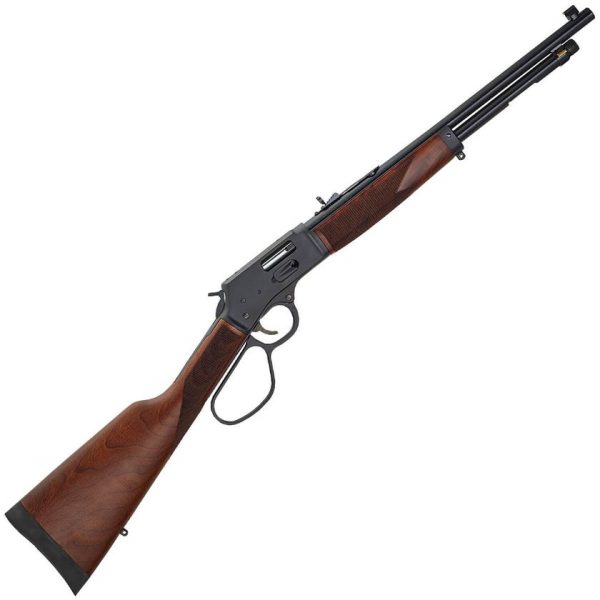 A38 Henry Big Boy Steel Carbine Side Gate Blued/Walnut Lever Action Rifle - 357 Magnum - 16.5in
