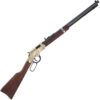 Henry Golden Boy Deluxe Engraved 3rd Edition Brasslite Lever Action Rifle - 22 WMR (22 Mag) - 20in