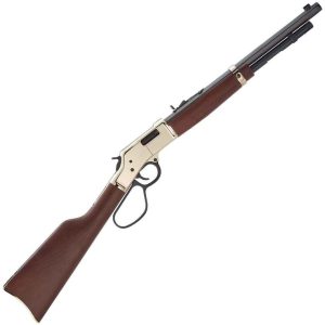 A65 Henry Big Boy Carbine Brass/Blued Lever Action Rifle - 41 Remington Magnum - 16.5in