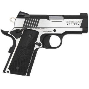 Colt Combat Elite Defender 9mm Luger 3in Stainless/Black Pistol - 9+1 Rounds