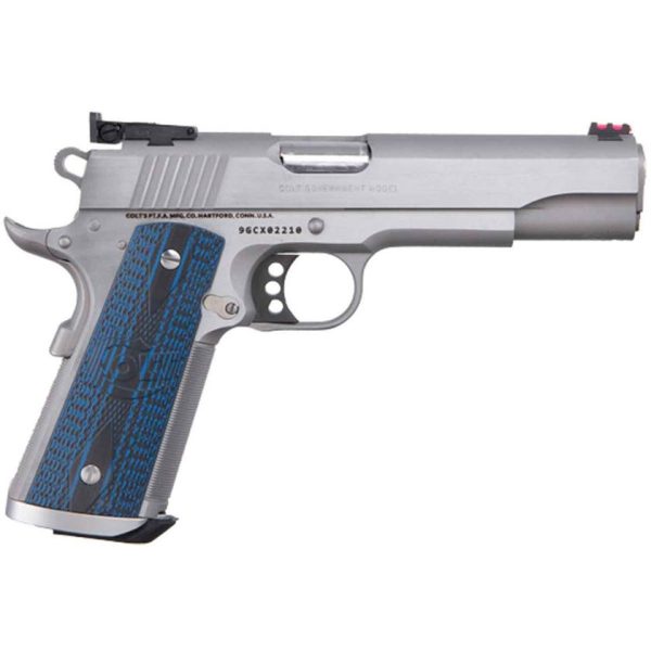 Colt Gold Cup Trophy 38 Super Auto 5in Stainless Pistol - 9+1 Rounds