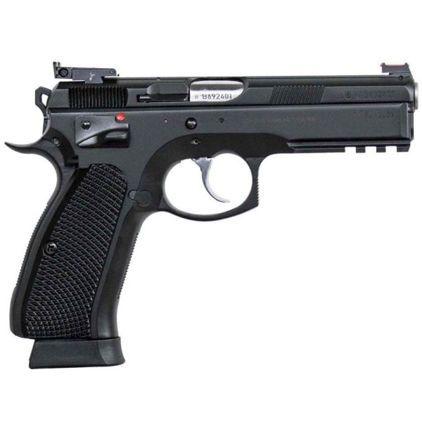 CZ 75 SP-01 Shadow Target II 9mm Luger 4.6in Black Pistol - 18+1 Rounds