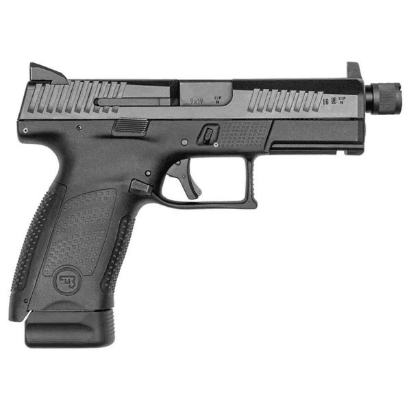 CZ P-10 C Suppressor Ready 9mm Luger 4.61in Black Nitride Pistol - 10+1 Rounds