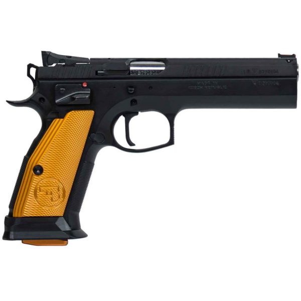 CZ 75 Tactical Sport 9mm Luger 5.23in Orange/Black Pistol - 10+1 Rounds