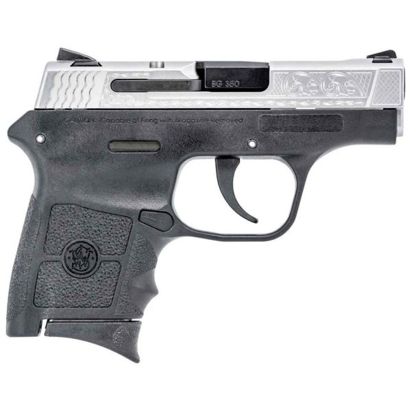 Smith & Wesson M&P Bodyguard 380 Engraved 380 Auto (ACP) 2.75in Stainless Pistol - 6+1 Rounds