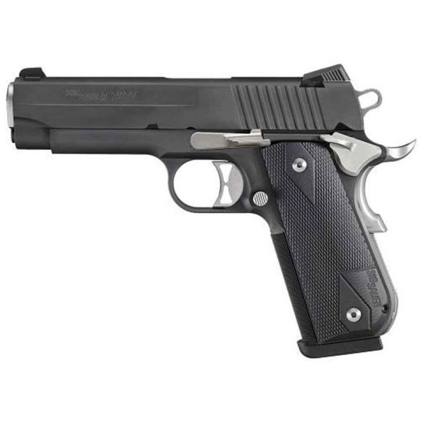H177 Sig Sauer 1911 Nightmare 357 SIG 4.2in Black Nitron Pistol - 8+1 Rounds