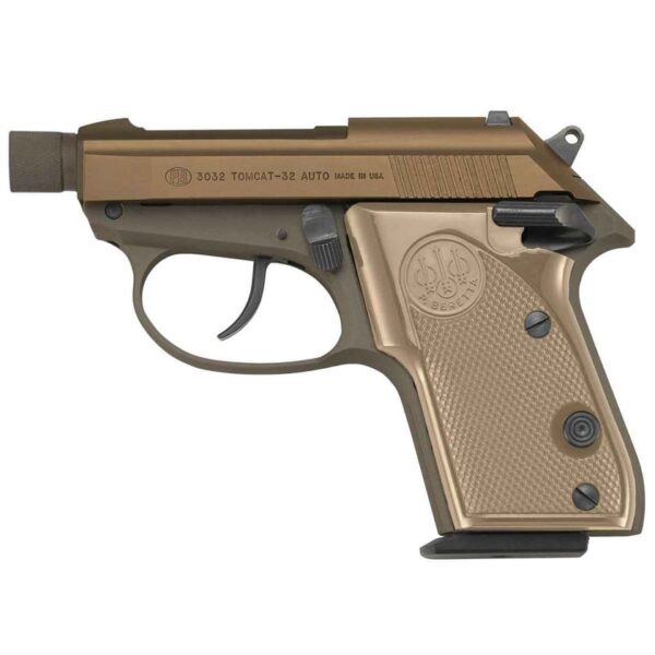 Beretta Tomcat FDE 32 Auto (ACP) 2.9in FDE Pistol - 7+1 Rounds