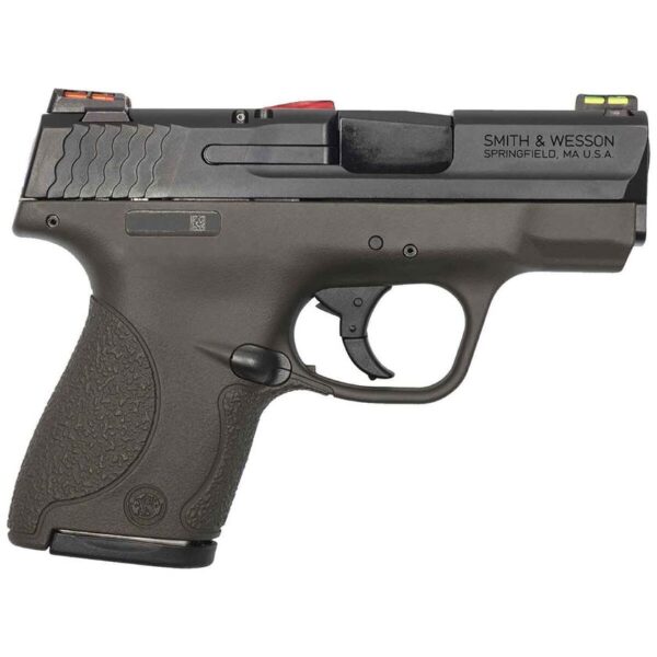 Smith & Wesson M&P 9 Shield Hi Viz 9mm Luger 3.1in OD Green Cerakote Pistol - 8+1 Rounds - California Compliant