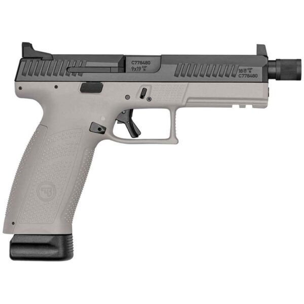 CZ P-10 F Suppressor-Ready 9mm Luger 5.11in Black/Gray Pistol - 21+1 Rounds