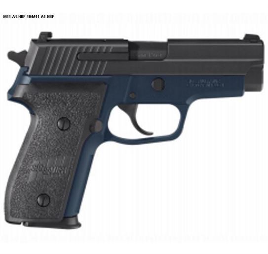 H366 Sig Sauer M11-A1 9mm Luger 3.9in Black Nitron Pistol - 10+1 Rounds
