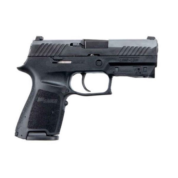 Sig Sauer P320 Lima Compact with Laser Sight 9mm Luger 3.9in Black Nitron Pistol - 15+1 Rounds
