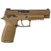Sig Sauer P320 M17 9mm Luger 4.7in Coyote Pistol - 17+1 Rounds