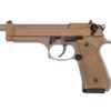 Beretta M9 22 Long Rifle 4.9in FDE Pistol - 15+1 Rounds