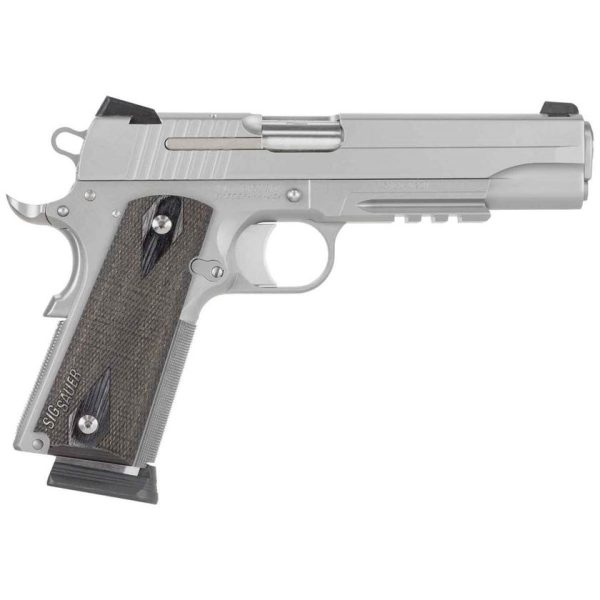 Sig Sauer 1911 45 Auto (ACP) 5in Stainless Pistol - 8+1 Rounds