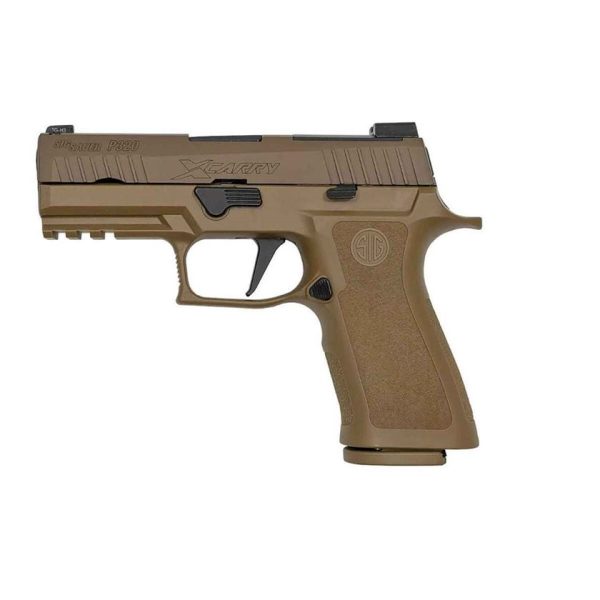 Sig Sauer P320 XCARRY 9mm Luger 3.9in Coyote Tan Pistol - 10+1 Rounds