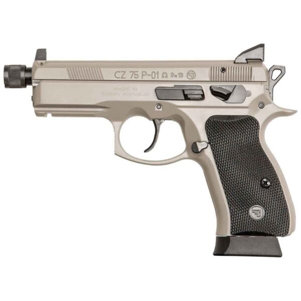 CZ USA P-01 Omega 9mm Luger 4.5in Urban Grey Polycoat Pistol - 14+1 Rounds