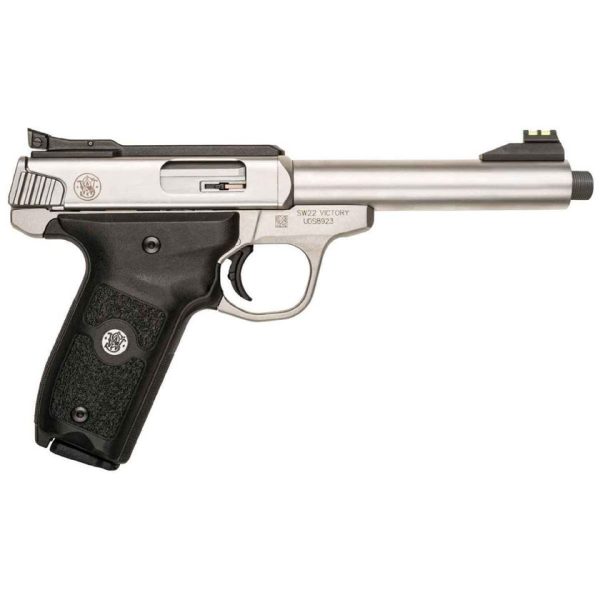 Smith & Wesson SW22 Victory 22 Long Rifle 5.5in Stainless Pistol - 10+1 Rounds