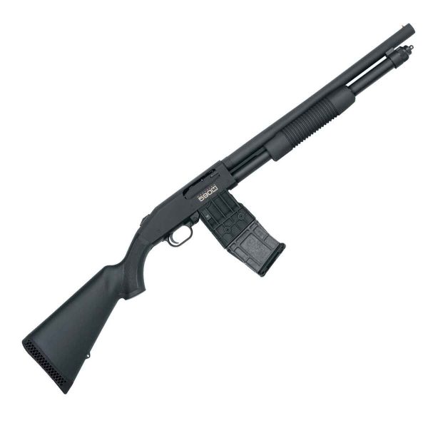 Mossberg 590M Mag-Fed Matte Blued 12 Gauge 2-3/4in Pump Shotgun - 18.5in