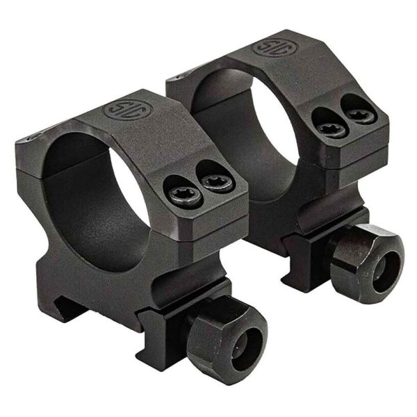 Sig Sauer Alpha1 35mm, 1.53in Extra High Rifle/MSR Mount - Matte Black