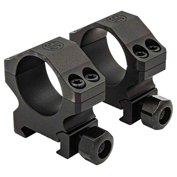 Sig Sauer Alpha1 30mm, .94in Medium RIfle/MSR Mount - Matte Black