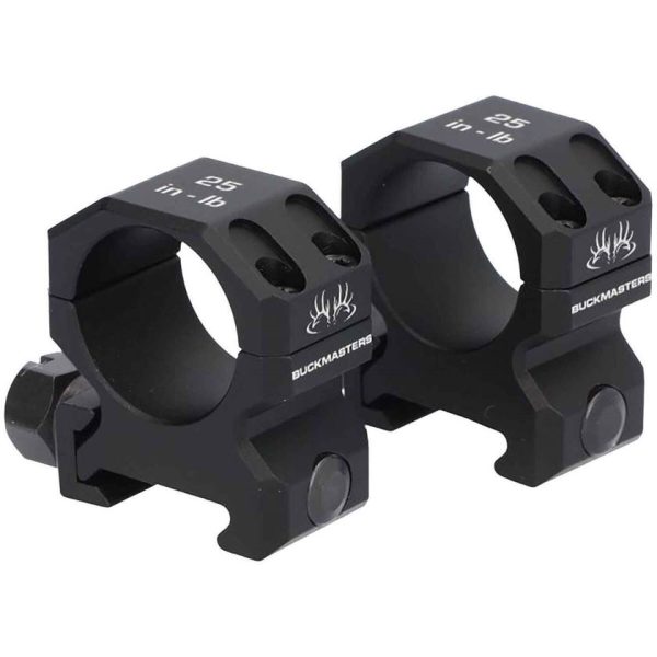 Sig Sauer Buckmasters 1in Low Scope Rings - Matte Black