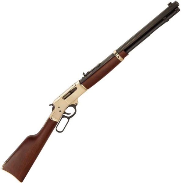 Henry Lever Blued American Walnut w/ Gold Accents Lever Action Rifle - 30-30 Winchester - 20in