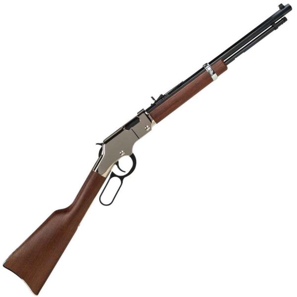 Henry Golden Boy Silver Compact Blued/Nickel Plated Lever Action Rifle - 22 Long Rifle