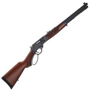 Q50 Henry Side Gate Blued/Brown Lever Action Rifle - 45-70 Government - 18.43in