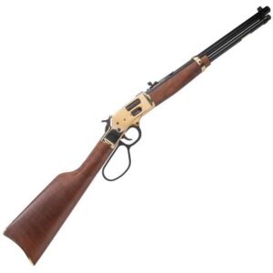 Q83 Henry Big Boy Brass Side Gate Polished Hardened Brass Lever Action Rifle - 357 Magnum - 20in