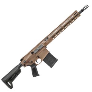 Sig Sauer 716i Tread 7.62mm NATO 16in Elite Earth Cerakote Semi Automatic Modern Sporting Rifle - 10+1 Rounds