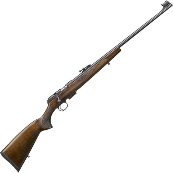 CZ USA 457 Lux Blued Bolt Action Rifle - 22 Long Rifle - 24.8in