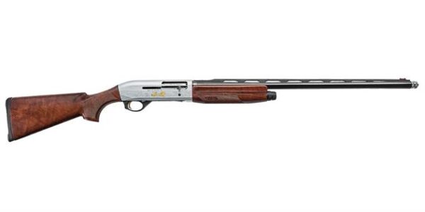 Benelli Montefeltro Silver Featherweight 12 Gauge Semi-Auto Shotgun with Walnut Stock