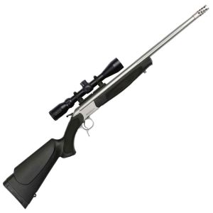 CVA Scout Black/Blued Single Shot Rifle - 35 Whelen - 25in