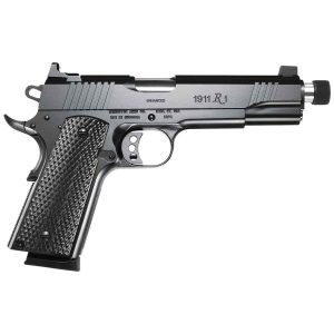Remington 1911 R1 Enhanced Threaded 45 Auto (ACP) 5.5in Satin Black Oxide Pistol - 8+1 Rounds