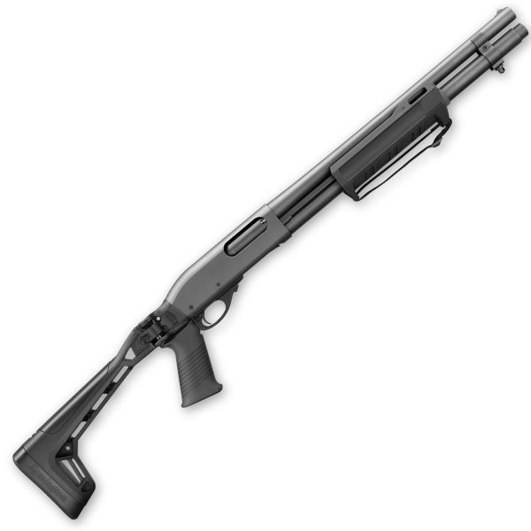 Remington 870 Tactical Side Folder Matte Black 20ga 3in Pump Shotgun - 18in