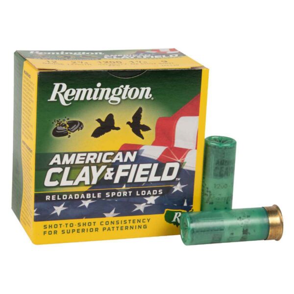 Remington American Clay And Field 12 Gauge 2-3/4in #9 1-1/8oz Target Shotshells - 25 Rounds