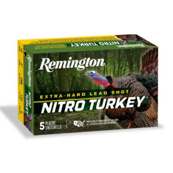 Remington Nitro Turkey 12 Gauge 3in #5 1-7/8oz Turkey Shotshells - 5 Rounds