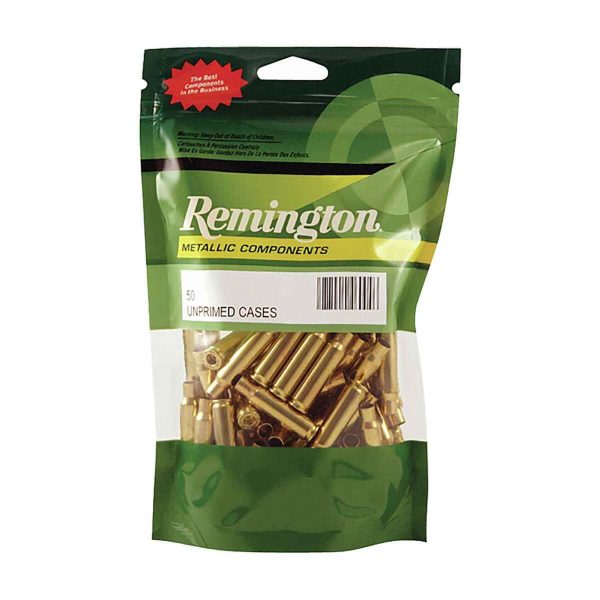 Remington Metallic Components 6.5 Creedmoor Rifle Reloading Brass - 50 Count