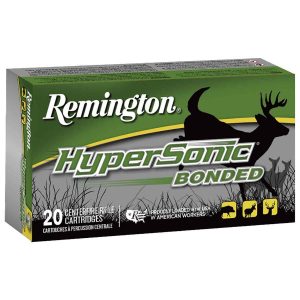 Remington Hypersonic Bonded 243 Winchester 100gr Core-Lokt Ultra Bonded PSP Rifle Ammo - 20 Rounds