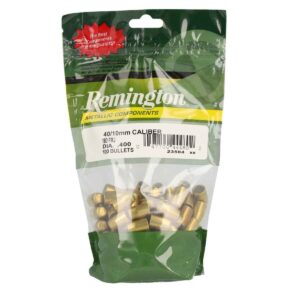 Remington Metallic Components 40 Caliber/10mm Full Metal Jacket 180gr Handgun Reloading Bullets - 100 Count