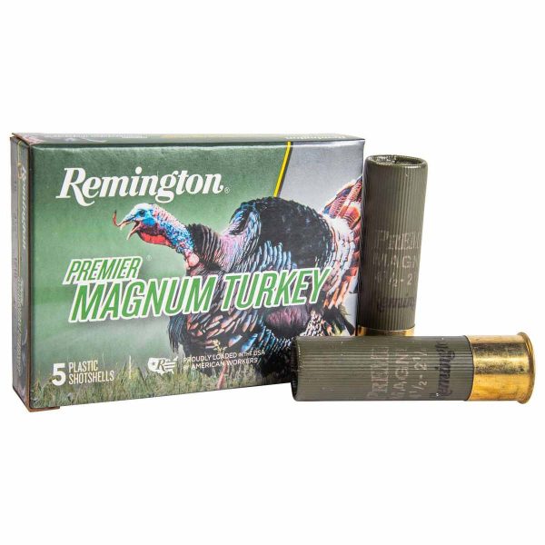 Remington Premier Magnum Turkey 10 Gauge 3-1/2in #4 2-1/4oz Turkey Shotshells - 5 Rounds