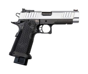 Staccato P 9mm Optic Ready 2011 Pistol with 4.4 Inch Stainless Bull Barrel and Black DLC Finish