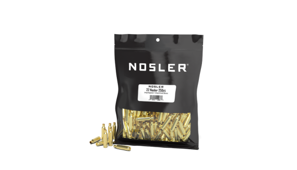 22 NOSLER BULK UNPREPPED BRASS (250CT)