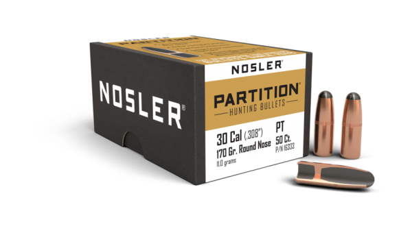 30 CALIBER 170GR RN PARTITION (50CT)