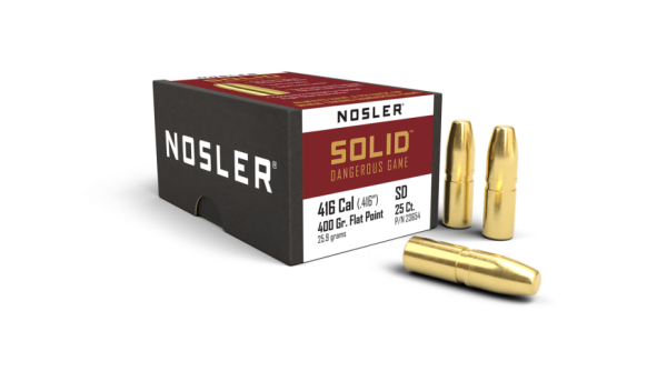 416 CALIBER 400GR SOLID (25CT)
