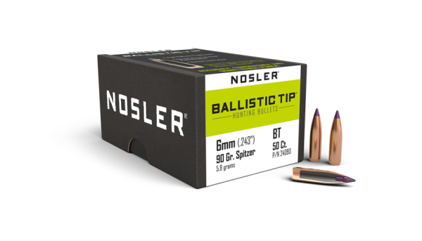 6MM 90GR BALLISTIC TIP HUNTING (50CT)