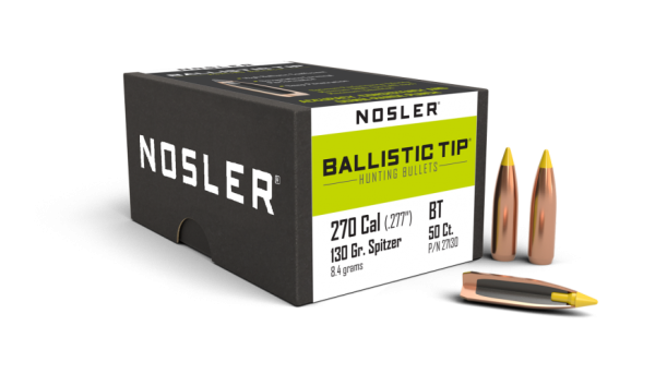270 CALIBER 130GR BALLISTIC TIP HUNTING (50CT)
