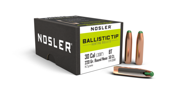 30 CALIBER 220GR RN BALLISTIC TIP HUNTING (50CT)